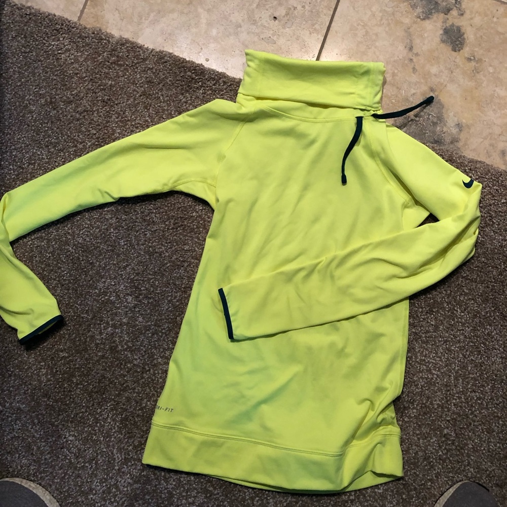 Yellow Nike pullover